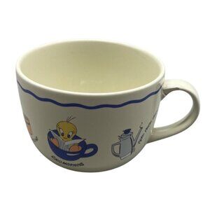 Warner Bros. Studio Store Tweety, Bugs Bunny & Sylvester Ceramic Mug READ